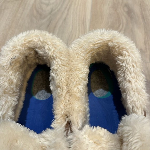 Orthofeet Men's Orthopedic Brown Faux Fur Tuscany Slippers Size 10.5 Comfort - Picture 8 of 8